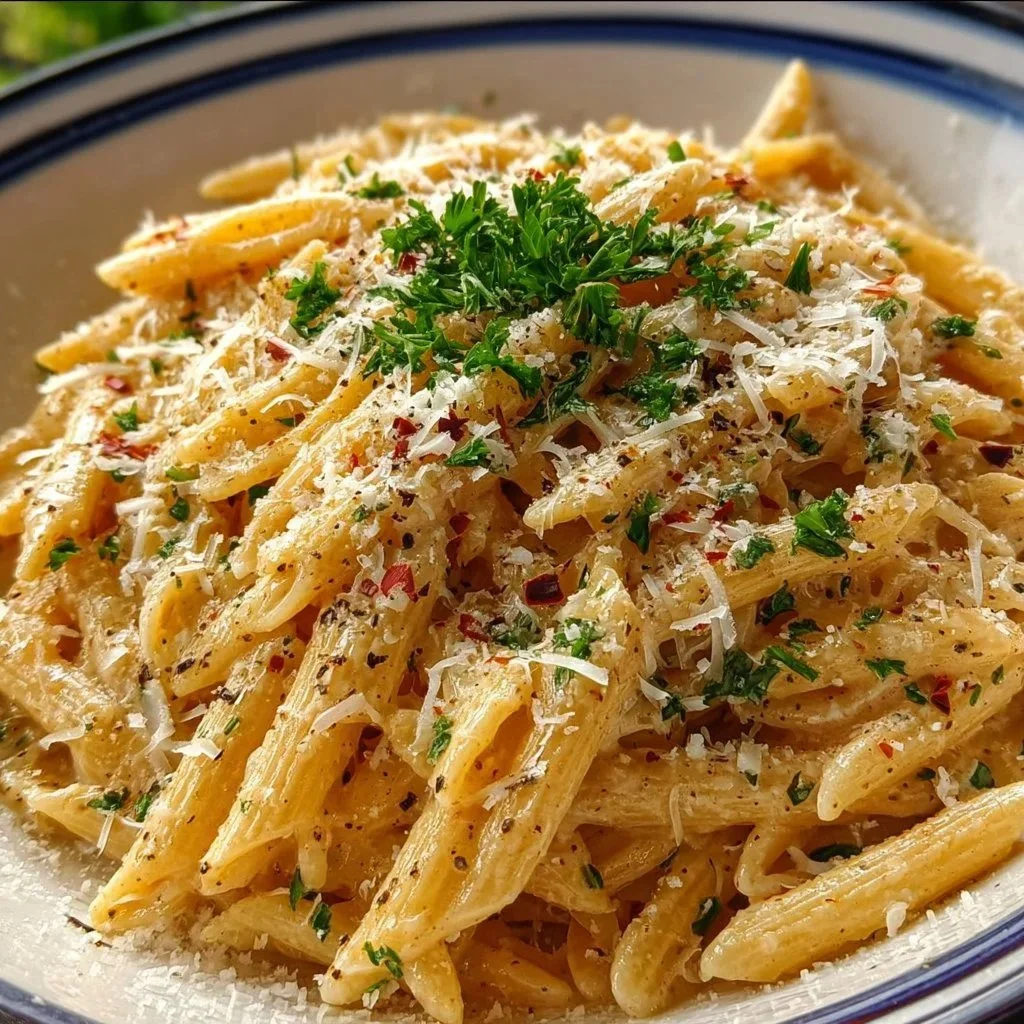One Pot Creamy Garlic Pasta