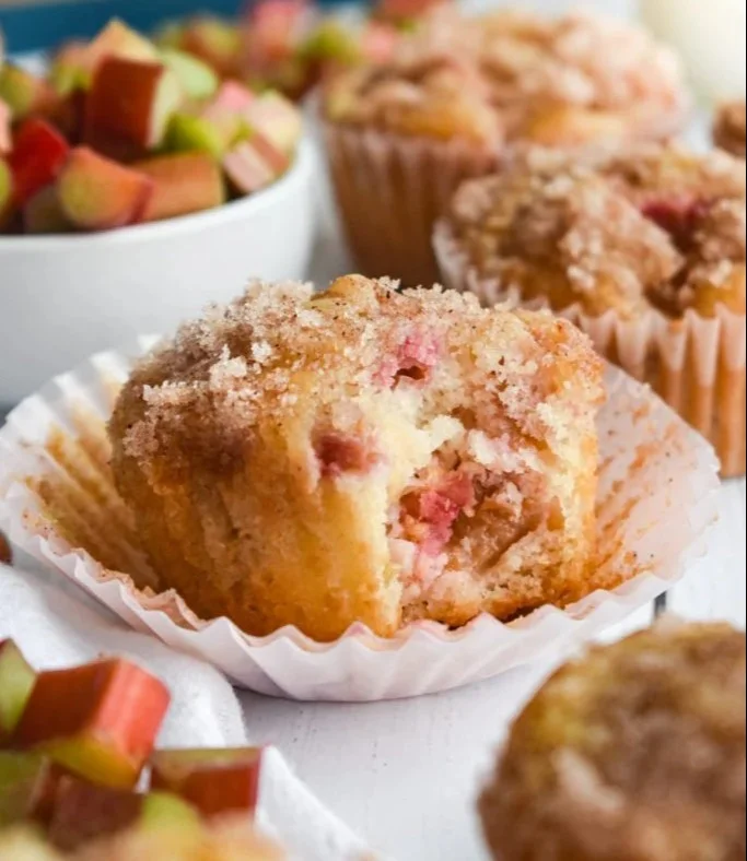 Rhubarb Muffins