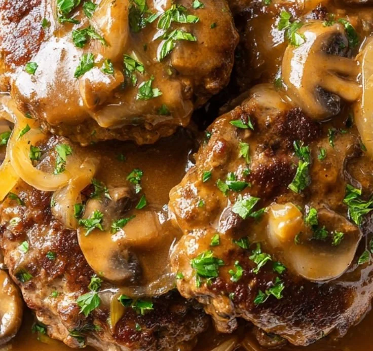 Smothered Beef Patties