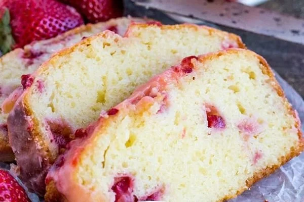 Strawberry Pound Cake