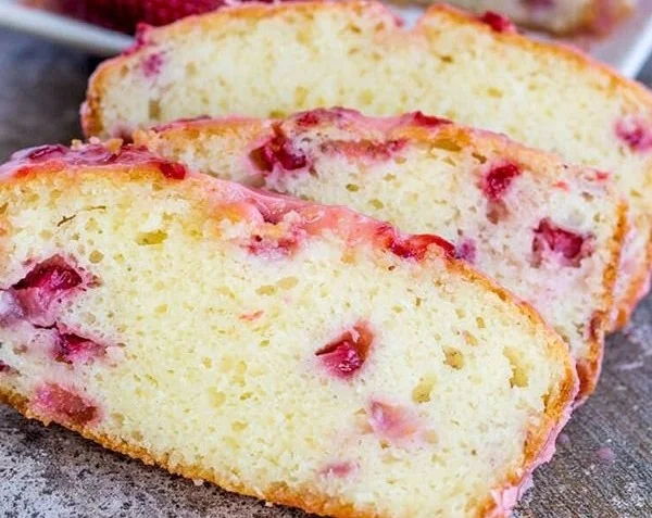 Strawberry Pound Cake