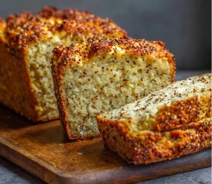 Cottage Cheese Quinoa Bread