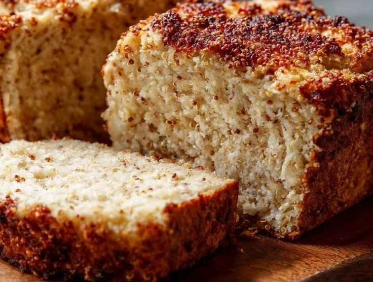Cottage Cheese Quinoa Bread