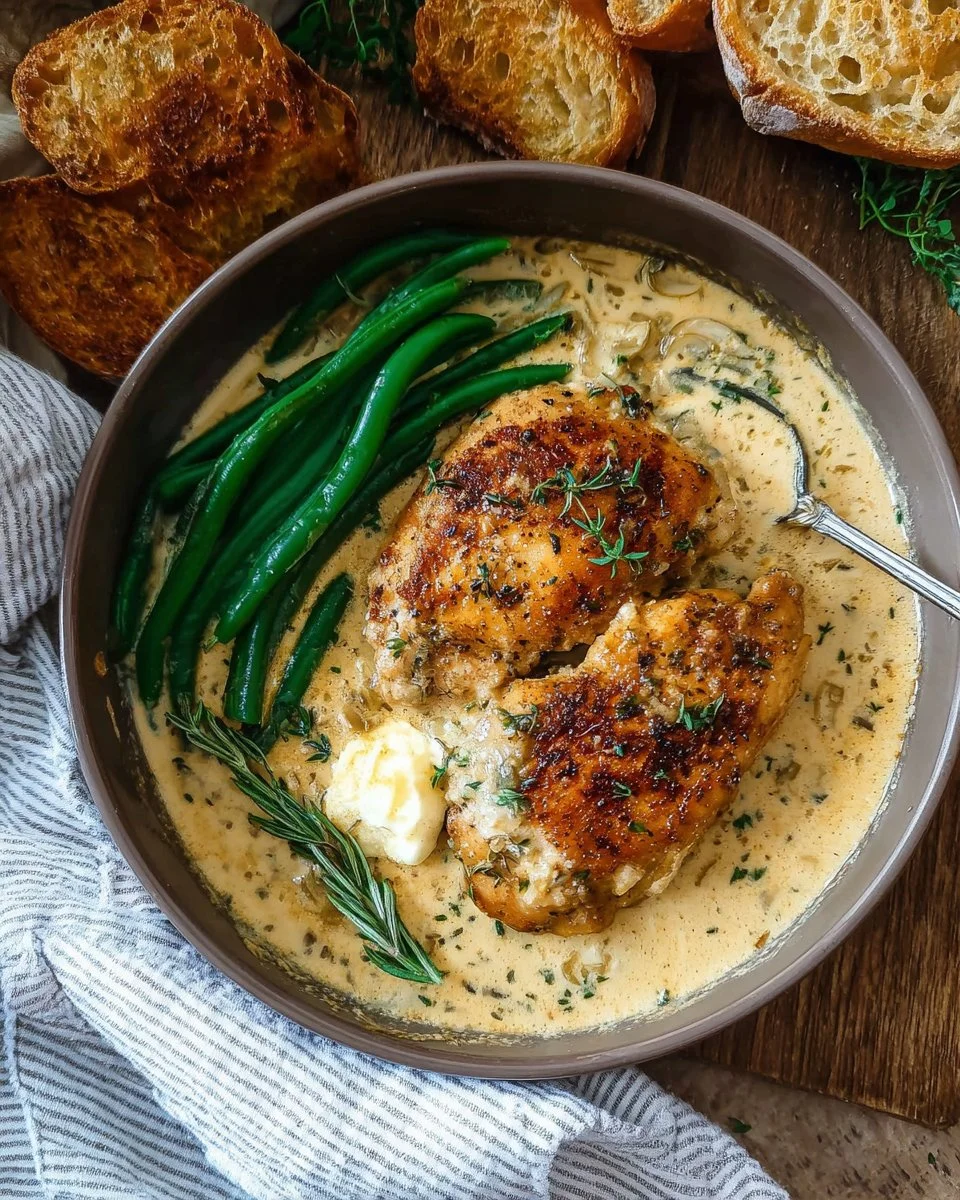 Creamy Garlic Chicken Recipe | Simple Home Edit