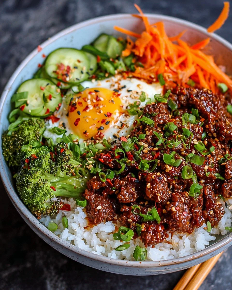 Easy Gochujang Beef Bowls