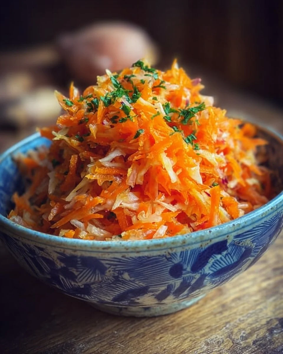 Fermented Ginger Carrot Slaw