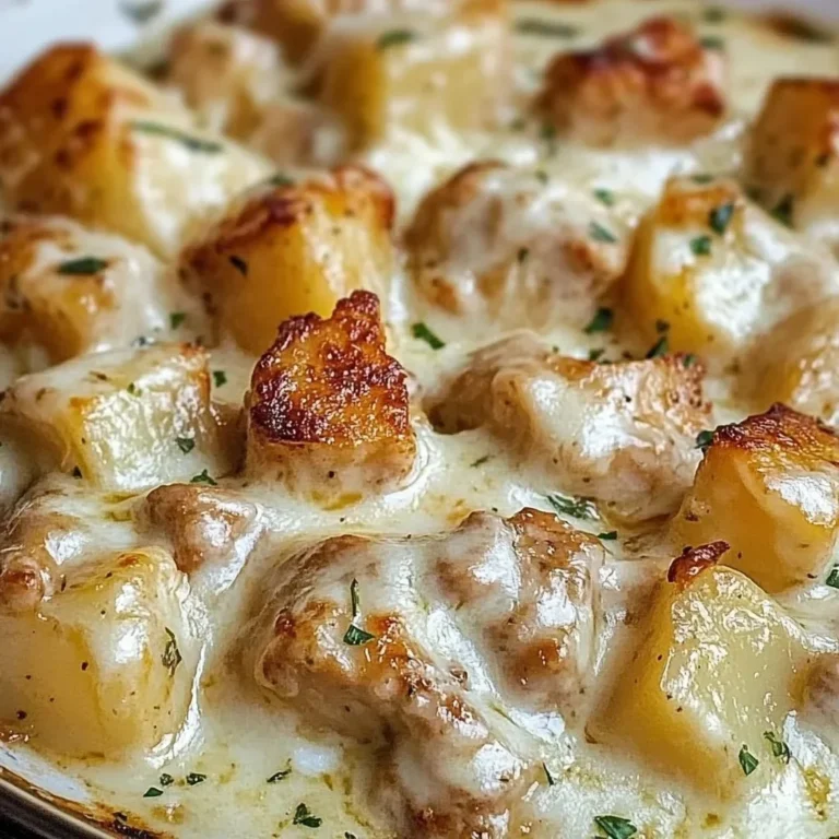 Garlic Parmesan Chicken and Potatoes cooked in a crockpot