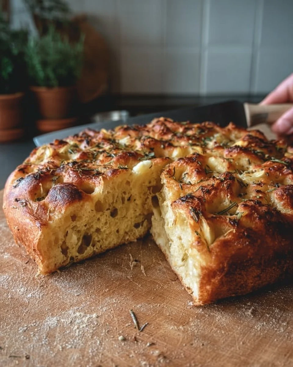 Garlic Sourdough Focaccia: The Ultimate Cheesy & Garlicky Recipe