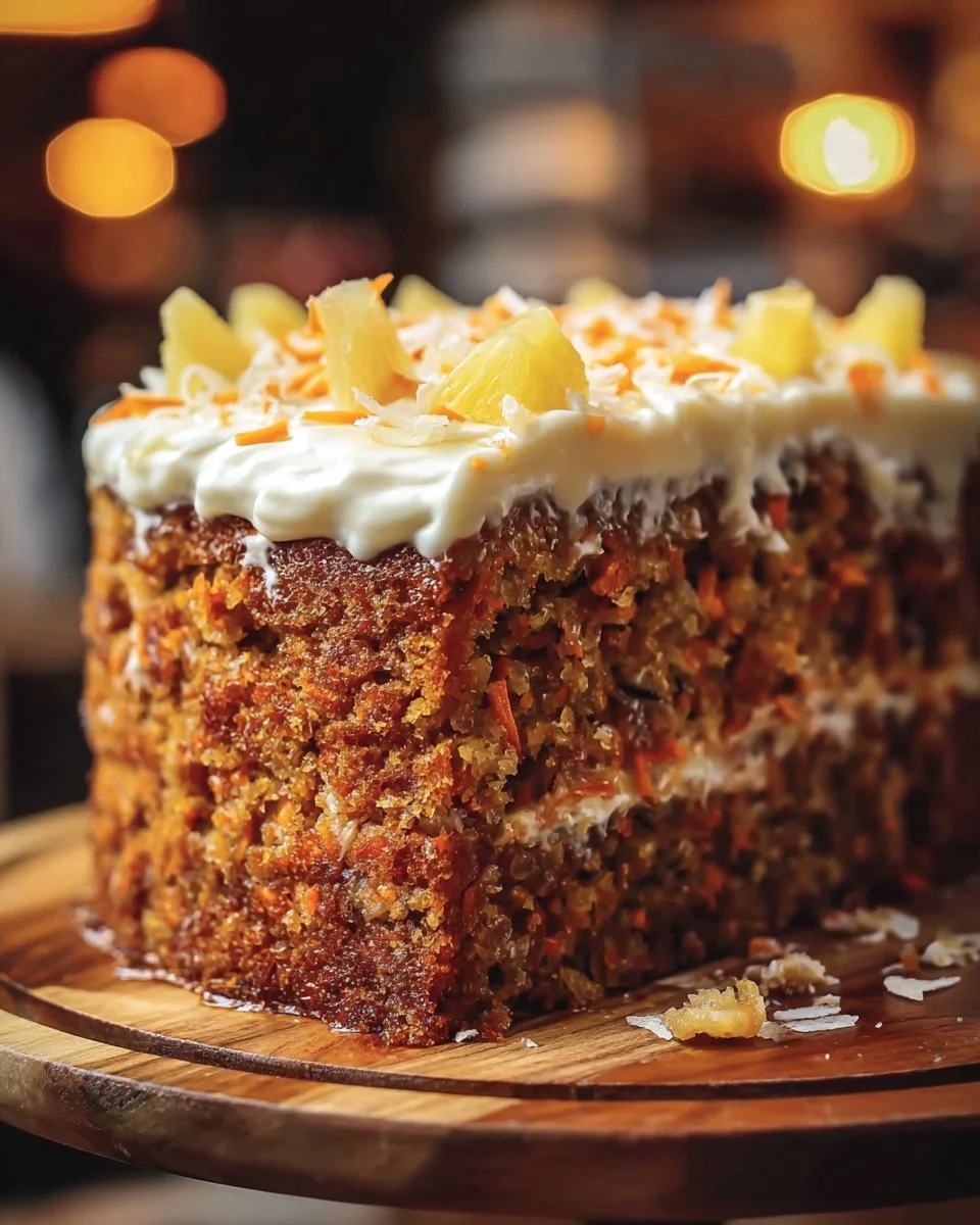 Hawaiian Carrot Pineapple Cake – Dessert