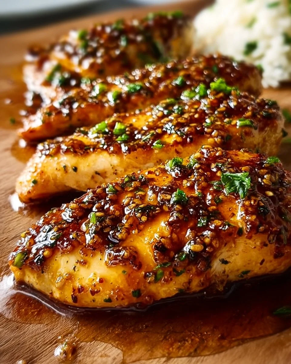 Honey Garlic Chicken Breasts