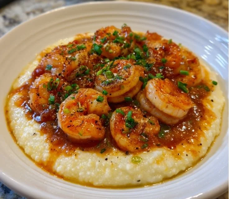 Smoky Chipotle Shrimp and Grits