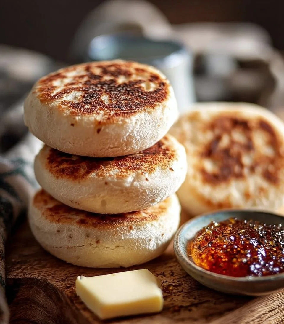 Sourdough English Muffins
