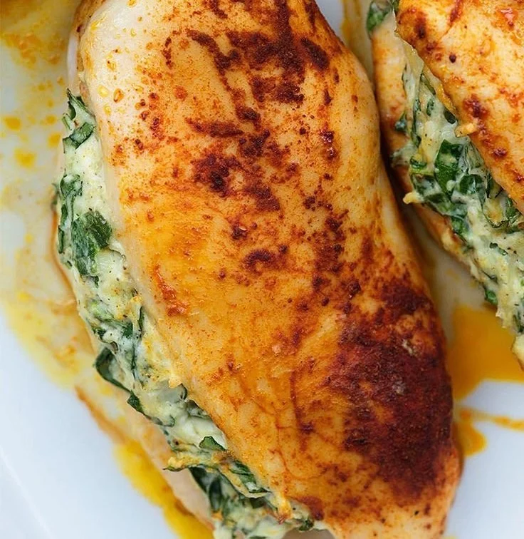 Spinach Stuffed Chicken Breasts