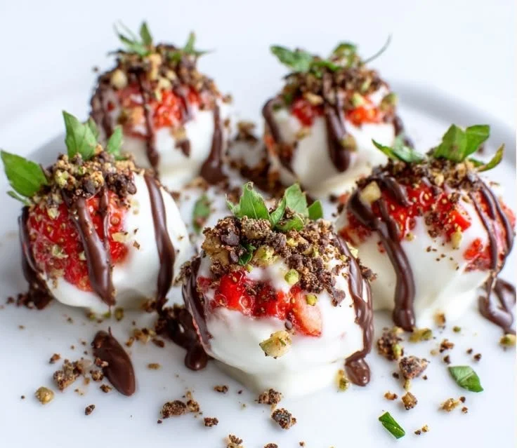 Strawberry Yogurt Bites