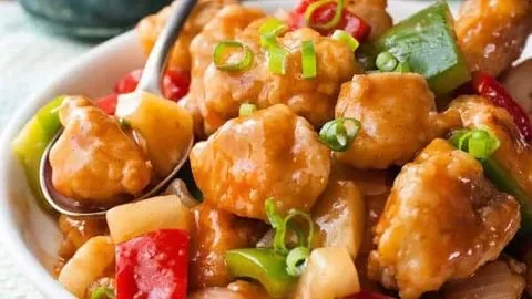Baked Sweet and Sour Chicken