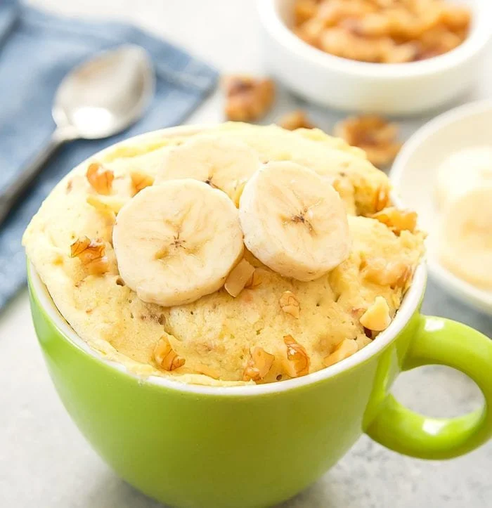 Banana Bread Mug Cake Paleo
