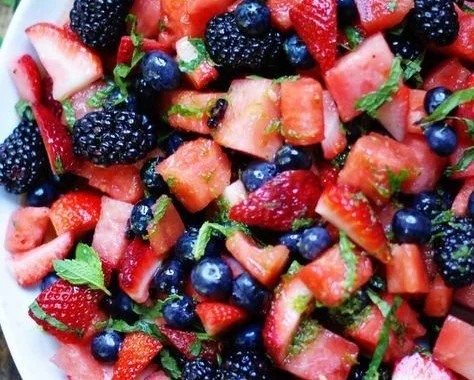 Berry Watermelon Fruit Salad