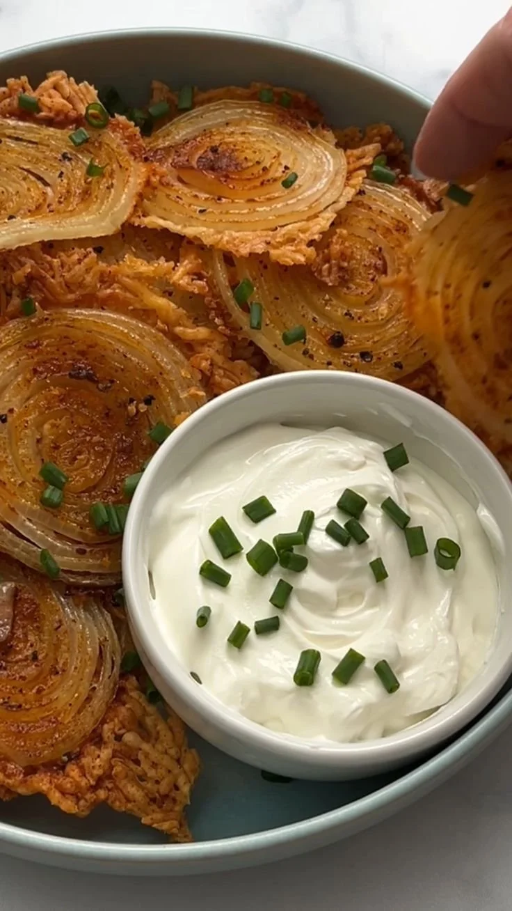 Crispy Onion Ring Chips