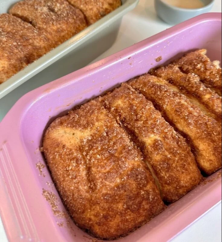 Delicious Dollywood inspired cinnamon bread fresh out of the oven