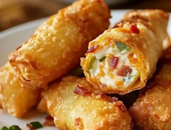 Mini Jalapeno Popper Egg Rolls