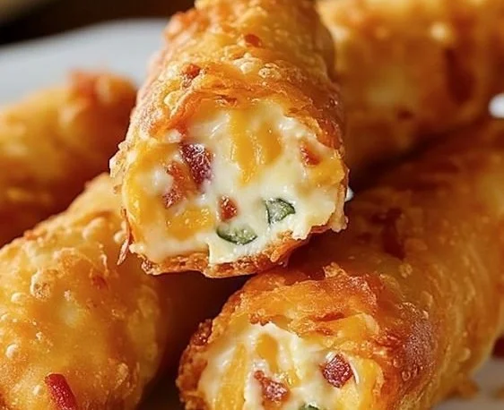 Mini Jalapeno Popper Egg Rolls